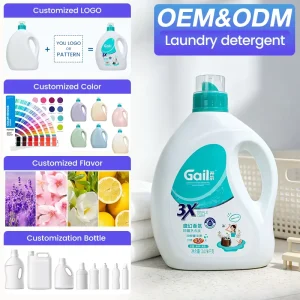 Private Label Liquid Laundry Detergent Manufacturer OEM ODM Custom Formula Bulk Factory Supply