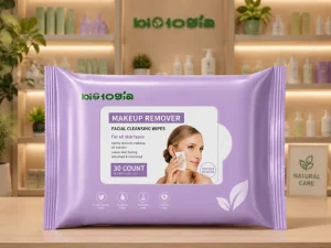 Private Label Makeup Remover Wipes for Sensitive Skin Deep Facial Cleansing Wet Wipes OEM ODM Custom Logo Free Sample