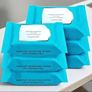 Private Label Reusable Feminine Non Woven Portable Makeup Remover Wipes for Daily Cleansing Facial Towelettes Remove