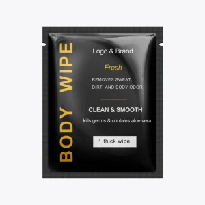 Private Label Single Pack Cleansing Traveling Use Deodorizing Body Wet Wipes After Workout