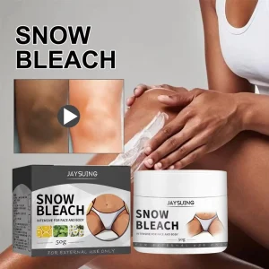 Private Label Snow Bleach Cream Body Skin Underarm Whitening Cream Dark Spot Remover Private Part Lotion Lightening