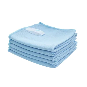 Private Label Streak Free Microfiber Window Cleaning Cloth 220gsm 325gsm Soft Wiping Towel for Glass Polishing