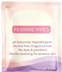 Private Labeling Personal Care Female Use Wet Tissue Women Organic Feminine Hygiene Wipes