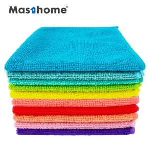 Pro Use 10 Pack Thick Microfiber Cleaning Cloth Dish Shop Rags Microfiber Car Towel Roll Living Room Rags