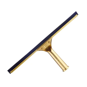 Professional 18 Brass Bathroom Squeegee Window Glass Shower Squeegee Scrubber Tile Wall Cleaner Wiper Water Scraper