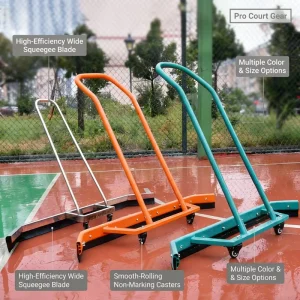 Professional Aluminum Alloy Court Water Squeegee Portable Scraper for Tennis Pickleball Basketball Parking Lot