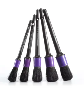 Professional Auto Detailing Brush Kits Complete 5 Brushes Car Care Washing Brush Set