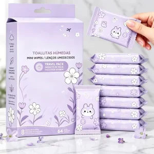 Professional China Manufacturers Custom Logo Alcohol Free Pure Water Non-Woven Cleansing Baby Wipes