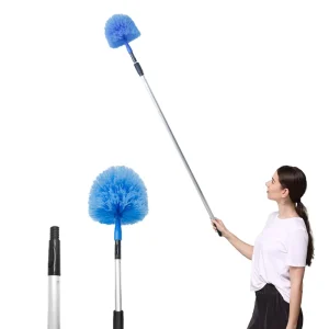 Professional Cobweb Brush Broom Duster Head for Ceiling Fans Without Extendable Telescopic Handle