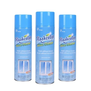 Professional Glass Cleaner Heavy Scale Remover 450ml Foaming Spray Eco Friendly for Bathroom Hotel Commercial Use