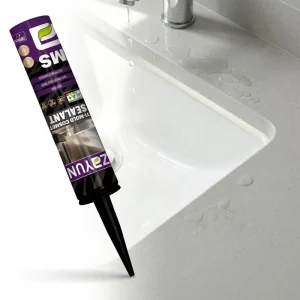 Professional Grade Anti Fungal Sealant Long Lasting Anti Mould Silicone Sealant for Kitchen Sink and Backsplash Edge Sealing