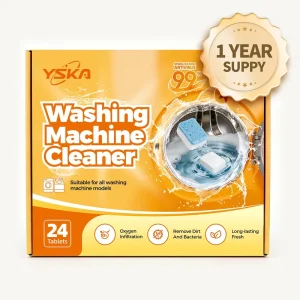 Professional Grade Disposable Eco Friendly Deep Cleaning 24 Pack Effervescent Washing Machine Cleaner Tablets Household