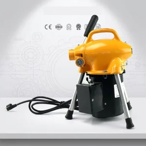 Professional Hongli A75 Sectional Pipe Cleaning Machine Sink Shower Floor Drain Cleaner with CE Certificate
