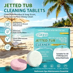 Professional Hotel Bathroom Supplies Effervescent Bathtub Cleaner Tablets with Stain Remover