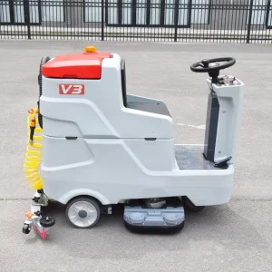 Professional New Ride On Floor Scrubber with Dual Brush Motor 24V Electric for Supermarket