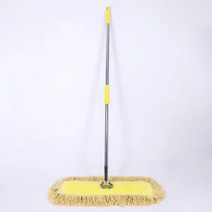Professional Swivel Colorfast Yellow Yarn Dust Mop for Home Office Hotel Commercial Cleaning