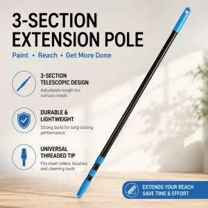 Professional Telescopic Extendable Spray Paint Handle Eco Friendly Design for Household Cleaning & Painting Applications