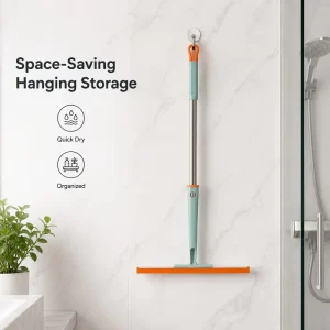 Professional Telescopic Squeegee 45cm Head Long Handle Window Scraper Glass Cleaning Tool Stainless Steel Squeegee