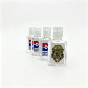 Promotional 0.5 oz Square Antibacterial Hand Sanitizer Gel