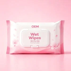 Provide Samples Wet Wipes Customized Reusable Wipes Private Logo Wet Tissue for Daily Cleansing