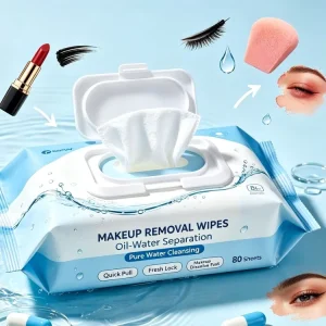 Pure Water Oil Separation Gentle Makeup Removal Wipes For Home Business Eye Brow Camouflage Makeup Deep Cleansing