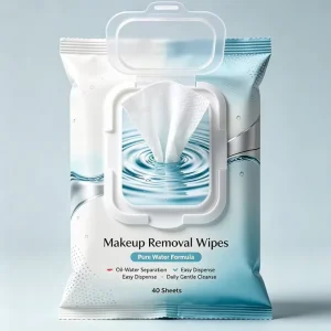 Pure Water Oil Separation Mild Makeup Removal Wipes For Outdoor Camo Daily Eye Facial Brow Makeup Cleansing
