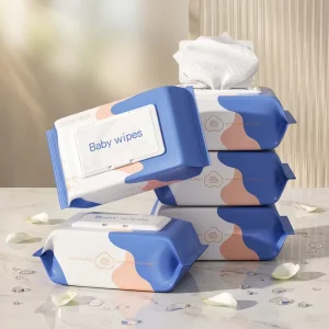 Pure Water Wipe No Alcohol No Harmful Ingredients Soft Baby Hand Mouth Wet Wipes for Daily Cleaning