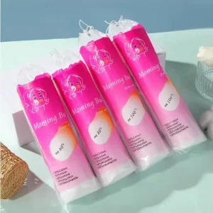 Pure cotton makeup remover pads are round and soft Washable makeup pads for facial toning