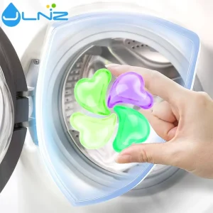 Pure friendly Disposable 4 in 1 PVA Gel Laundry Detergent Pods for Washing Clothes