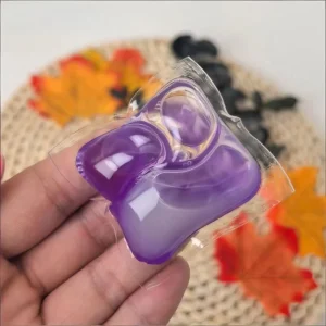 Purple Eco-Friendly Disposable Laundry Pods Natural High-Concentration Baby-Safe Mild Hypoallergenic Detergent
