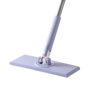 Push-Pull Dust Mop with Detachable Rod and Double Clamp
