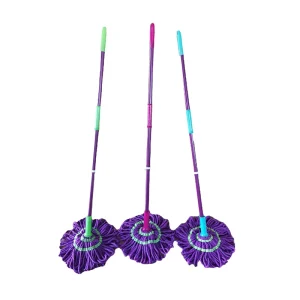 QL486 Long Handle Self-Twisting Microfiber Water Mop