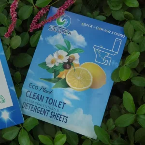 Quick Dissolve Eco Friendly Disposable Toilet Bowl Cleaner Strip Tablet Bathroom Detergent Use
