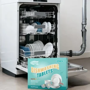 Quick Dissolving Dishwasher Soap Tablets Deep Cleaning Power for Sparkling Results 30Count Value Pack