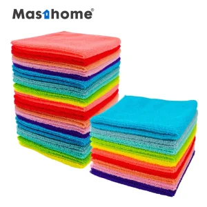 Quick Dry 30pcs Colorful Magic Cloth for Cleaning Dish Kitchen Shop Rags Micro Fiber Microfiber Towels Microfiber Cleaning Cloth