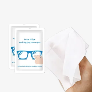 Quick-Drying Glasses Cleaning Wipes Residue-Free Eyewear Cleansing Product Custom Print Wet Wipes