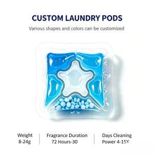 Quick Wash Laundry Pods with Fast Dissolving Formula