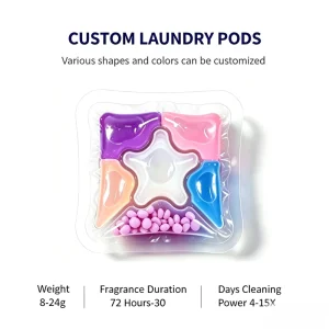 Quick Wash Laundry Pods with Fast Dissolving Formula
