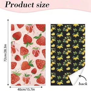 Quick-drying 400gsm Tea Towel Kitchen Microfiber Cloth Dish Towel Printing Logo Waffle Kitchen Printing Cleaning Tea Towel