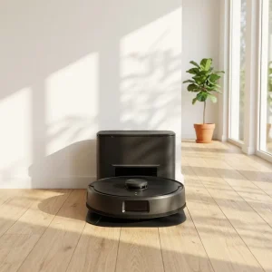 RC600 Robot Floor Cleaner for Hard Floors with Dual Spin Mops, 6000Pa Suction and LiDAR