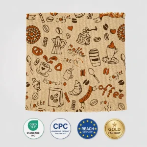 RTS Reusable Cleaning Cloth Tear Off Roll Plaid Design Absorbent Kitchen Dish Rag OEKO-TEX Factory