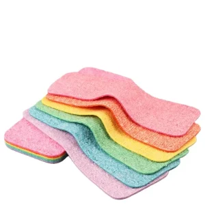 Rainbow Multilayer Color Pull-Off Eraser Sponge Cleaning Cloth