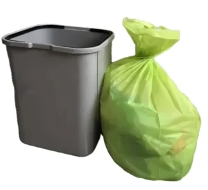 Ready Ship Biodegradable Disposable Garbage Bag Green Black Cream Colored Trash Bag Gentle Scent for Dogs PP Plastic 1 Ton MOQ