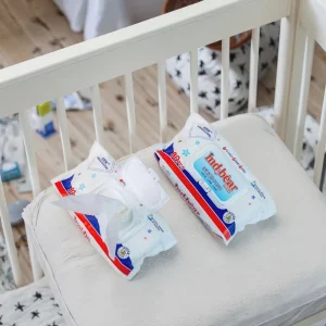 Ready Stock Wet Cleansing Wipes 80pcs Pack Baby Water Wipes for Face Mouth Buttock Cleaning