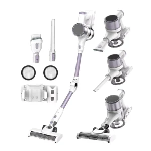 Rechargeable Cordless Stick Vacuum Cleaner Lightweight Portable HEPA Filtration for Outdoor and Garage Use