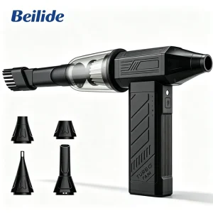 Rechargeable Industrial Electric Air Duster Blower and Vacuum Cleaner Portable Brushless Mini Turbo Fan