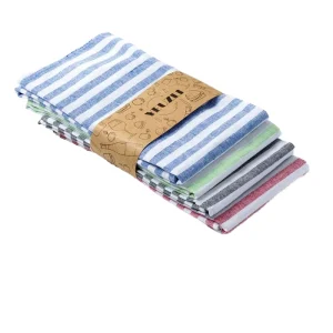 Rectangle Woven Cotton Kitchen Towels Absorbent Durable Household Cleaning Dish Cloth Custom Logo