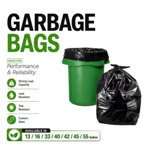 Recyclable HDPE Packaging Garbage Bags with Fragrance Custom Color and Custom Size