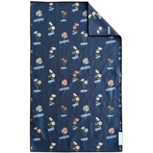 Recycled Waffle Weave Microfiber Kitchen Dish Towels Absorbent Tea Towels Compressed Antimicrobial Eco Friendly