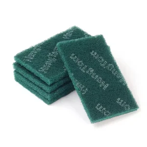 Red Green Square Abrasive Scouring Pad Nylon Cleaning Cloth
